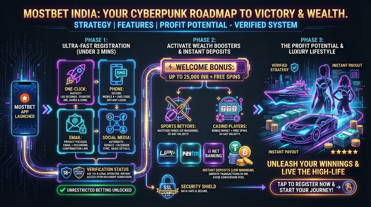 Mostbet registration